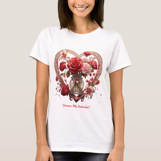 T-shirt "L'amour en fleurs" (Devant)