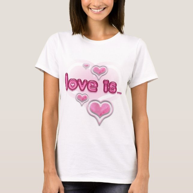 T-shirt L'amour est... (Devant)