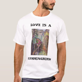 T-SHIRT L'AMOUR EST A, COLIBRI !