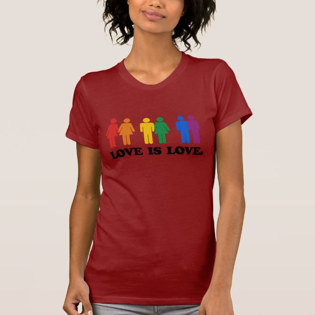 T-shirt L'amour est amour (Devant)