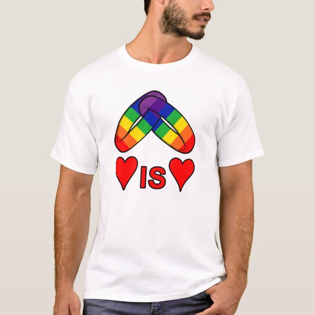 T-shirt L'amour est amour (Devant)