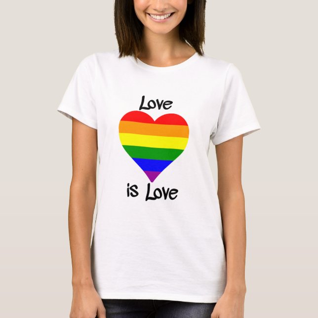 T-shirt L'amour est amour (Devant)