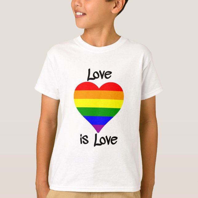 T-shirt L'amour est amour (Devant)
