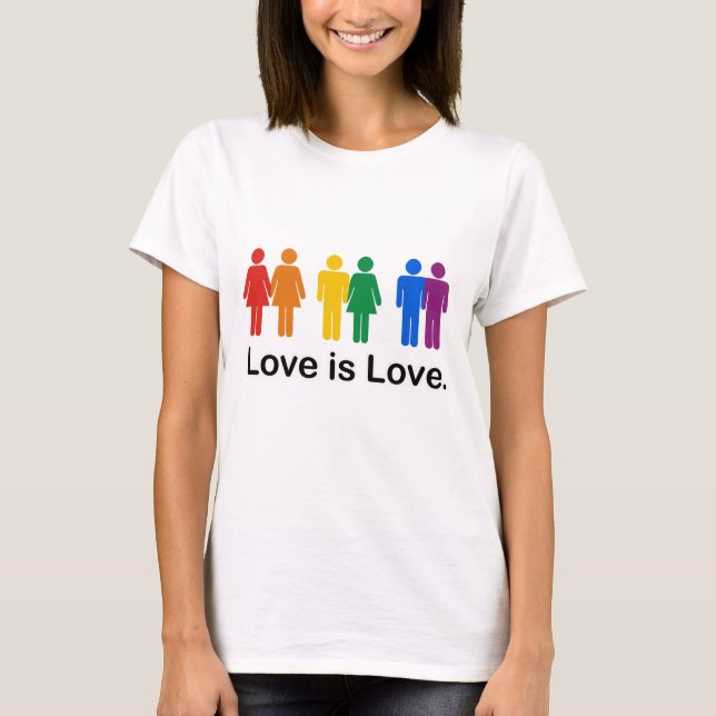 T-shirt L'amour est amour (Devant)