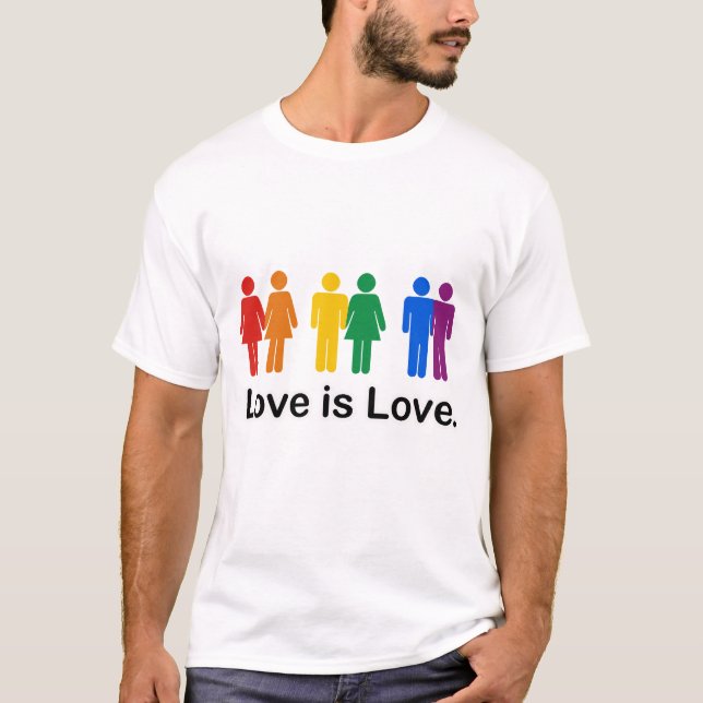 T-shirt L'amour est amour (Devant)