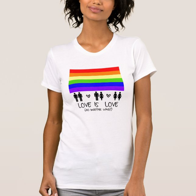 T-shirt L'amour est amour (Devant)