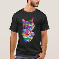 L'Amour Est Amour Chat Lgbt Fierté Coeur