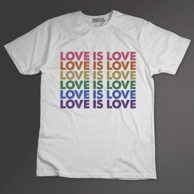 T-shirt L'amour est amour Gay pride LGBT Ally Rainbow LGBT (Créateur téléchargé)