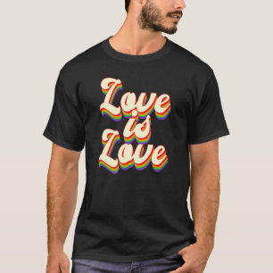 T-shirt L'Amour Est Amour Lgbqt Pride Mois