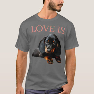 T-shirt L'Amour Est Dachshund Chien1