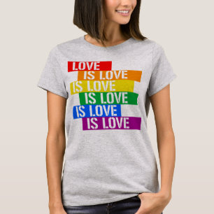 T-shirt L'amour est des blocs d'amour