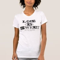 L'amour est doux Mariage Vintage Noir & Blanc Pers