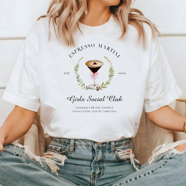 T-shirt L'amour est en train de se préparer | Martini Espr (Créateur téléchargé)