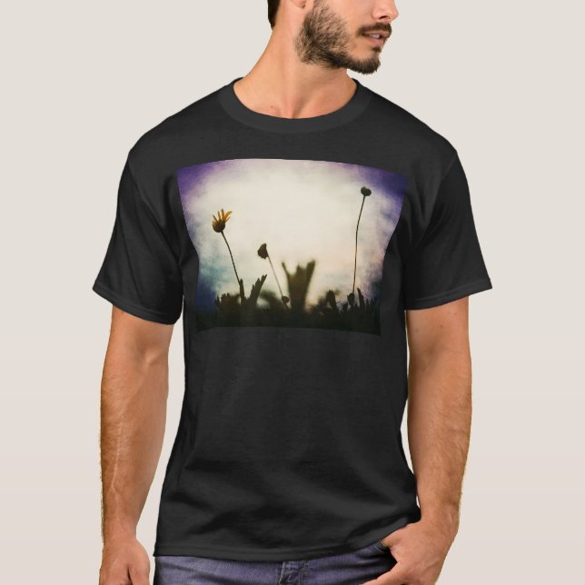 T-shirt L'Amour Est La Fleur Que Vous Devez Laisser Croîtr (Devant)