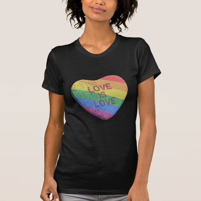 T-SHIRT L'AMOUR EST LA SUCRERIE D'AMOUR - .PNG (Devant)