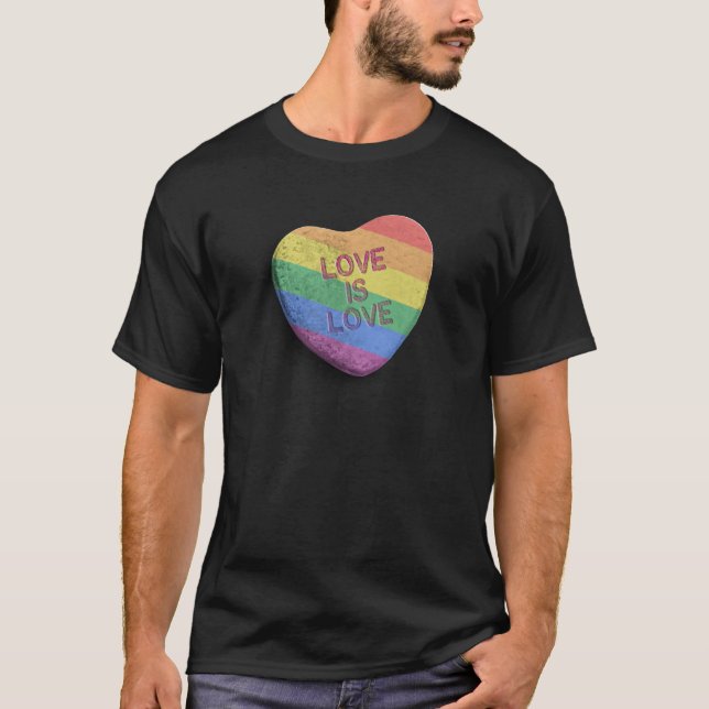 T-SHIRT L'AMOUR EST LA SUCRERIE D'AMOUR - .PNG (Devant)