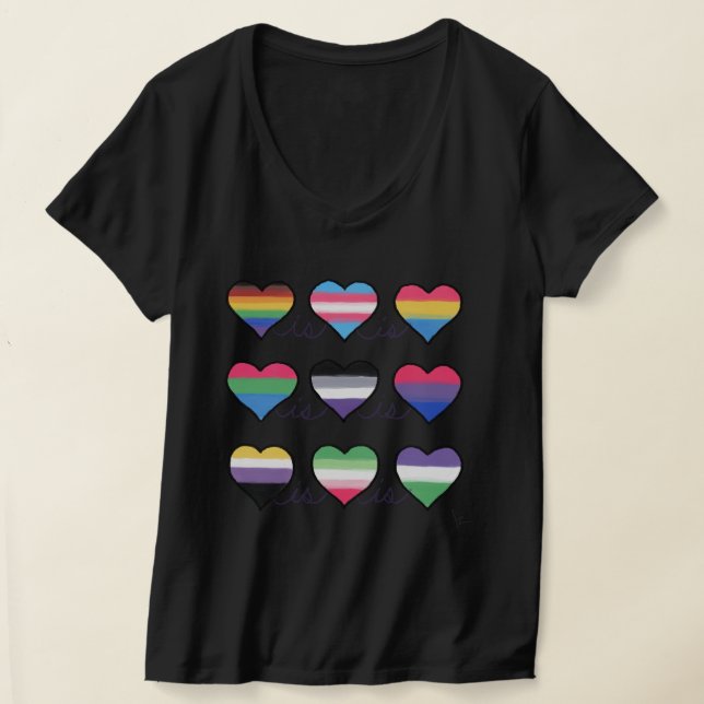 T-shirt L'amour est l'amour (Poser)