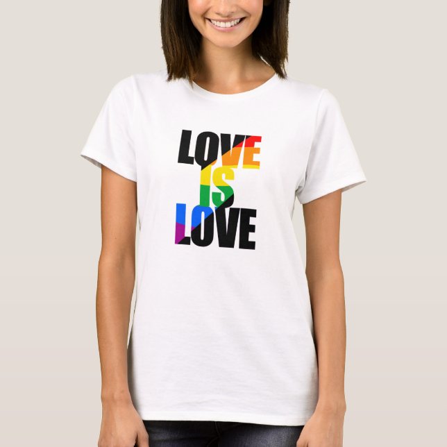 T-SHIRT L'AMOUR EST L'AMOUR (Devant)