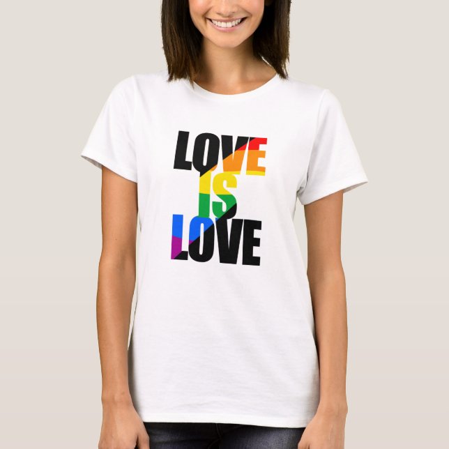 T-SHIRT L'AMOUR EST L'AMOUR (Devant)