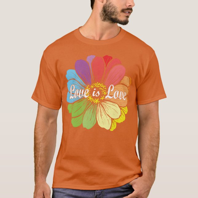 T-shirt L'amour est l'amour ami (Devant)