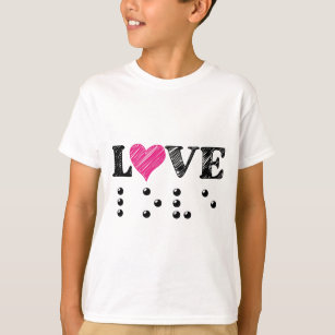 T-shirt L'amour est le braille aveugle