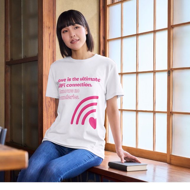 T-shirt l'amour est le lien ultime (valentine cute minimlist)