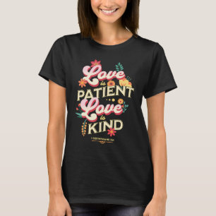 T-shirt L'amour est patient 1 Corinthiens 13 4 Bible catho