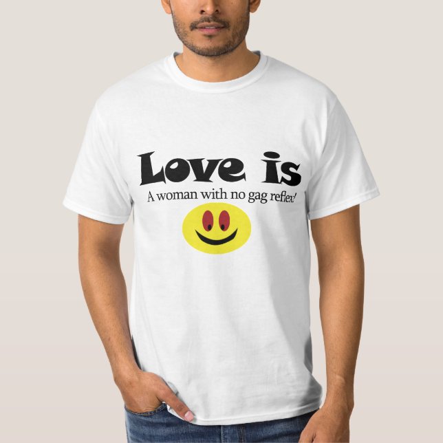 T-shirt L'amour est pièce en t (Devant)