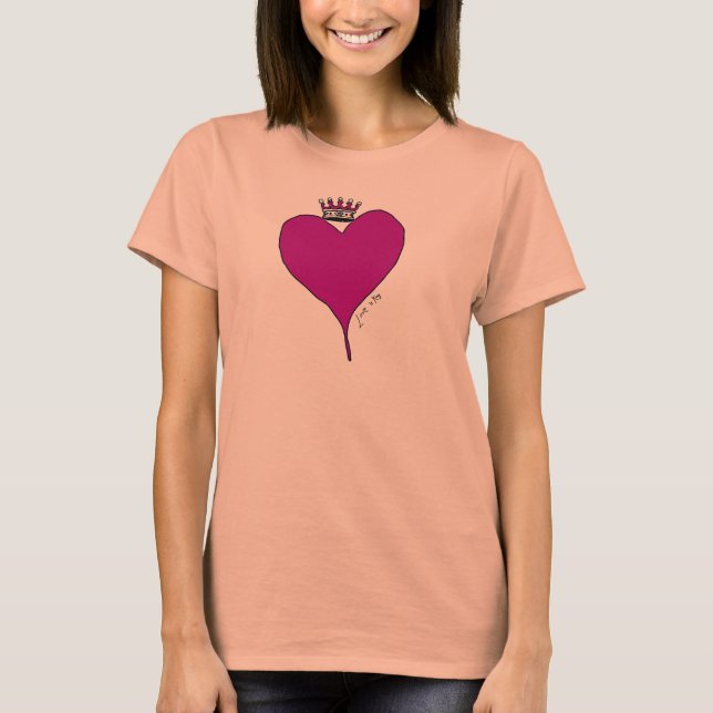 T-shirt L'amour est roi (Devant)