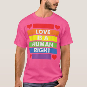 T-shirt L'Amour Est Un Mois Des Gay pride Des Droits Humai