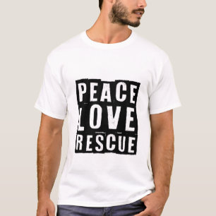 T-shirt L'Amour Est un Mot à Quatre Pattes – Citation Mign
