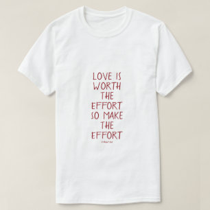 T-shirt L'Amour Est - Une Chemise MisterP