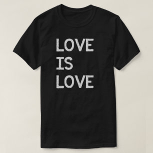 T-shirt L'amour est une fierté LGBTQ