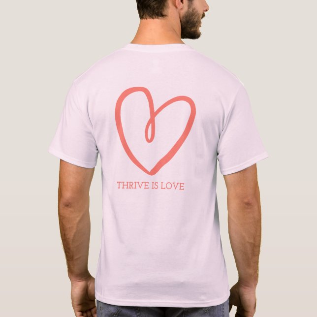 T-shirt L'amour est une réussite (Dos)