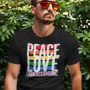T-shirt L'amour et la compréhension de la paix