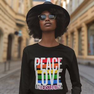 T-shirt L'amour et la compréhension de la paix