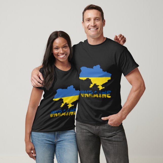 T-shirt L'amour et la sécurité de l'Ukraine (Unisexe)