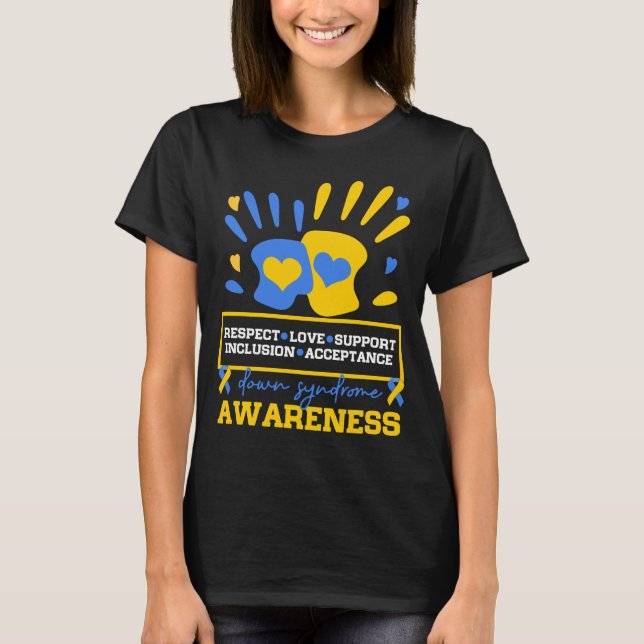 T-shirt L'amour et le respect le syndrome du monde mignon (Devant)