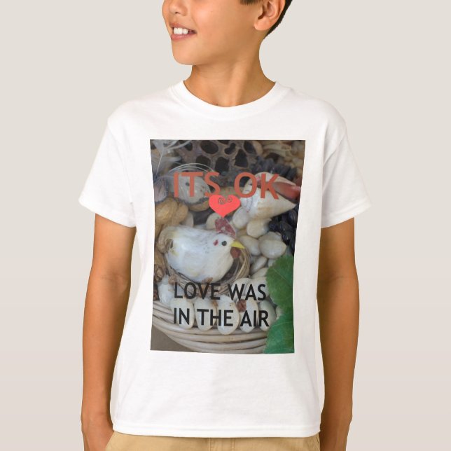 T-shirt L'amour était dans l'air (Devant)