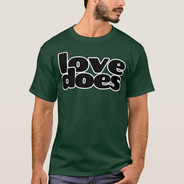 T-shirt l'amour fait des amis (Devant)
