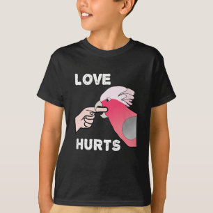 T-shirt L'amour fait mal à Galah Cockatoo Parrot Premium