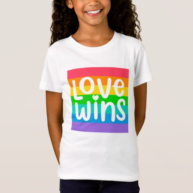 T-Shirt L'amour gagne (Devant)
