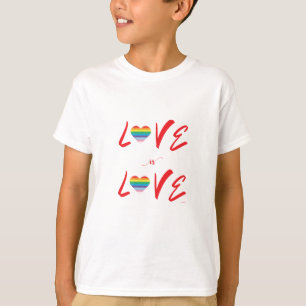 T-shirt L'amour LGBTQIA gagne toujours Rainbow Pride T-shi