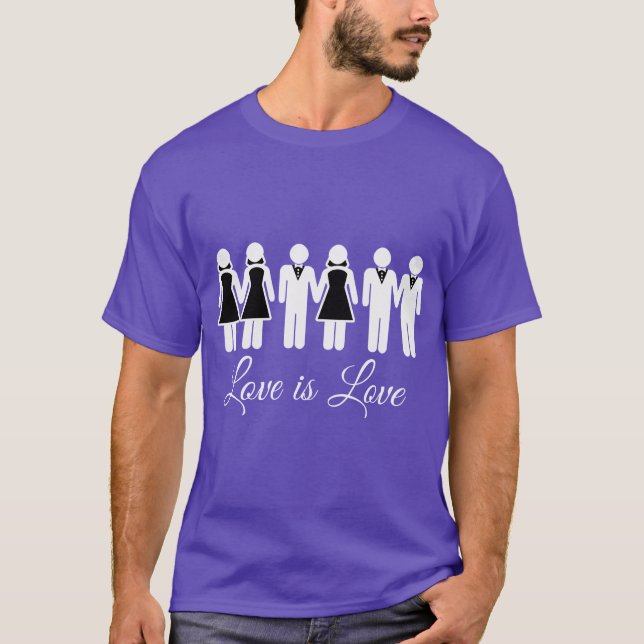 T-shirt L'AMOUR mariage EST L'AMOUR (Devant)
