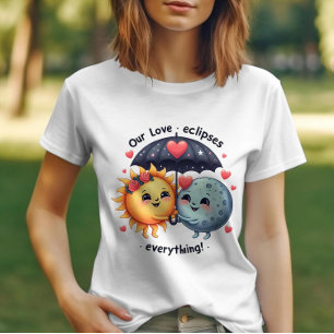 T-shirt L'amour mignon Éclipse Tout Adorable