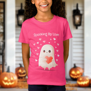 T-Shirt L'Amour Mignonne Fantôme Halloween