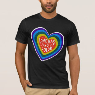 T-shirt L'amour n'a aucun antiracisme/discrimination de