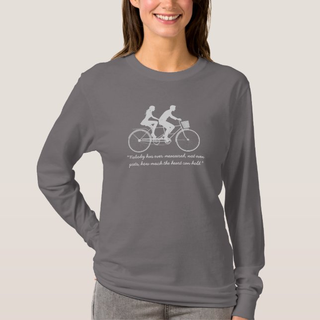 T-SHIRT L'AMOUR N'A JAMAIS ÉTÉ MESURÉ, (Devant)
