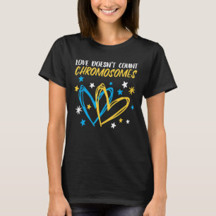 T-shirt L'amour ne compte pas Chromosomes Famille en bas S
