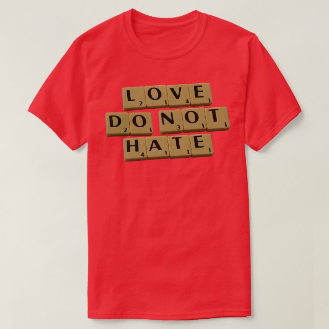 T-shirt L'amour ne déteste pas (Design devant)